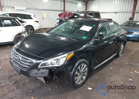 2017 Hyundai Sonata Sport из США, поврежденный, VIN 5NPE34AF8HH455314